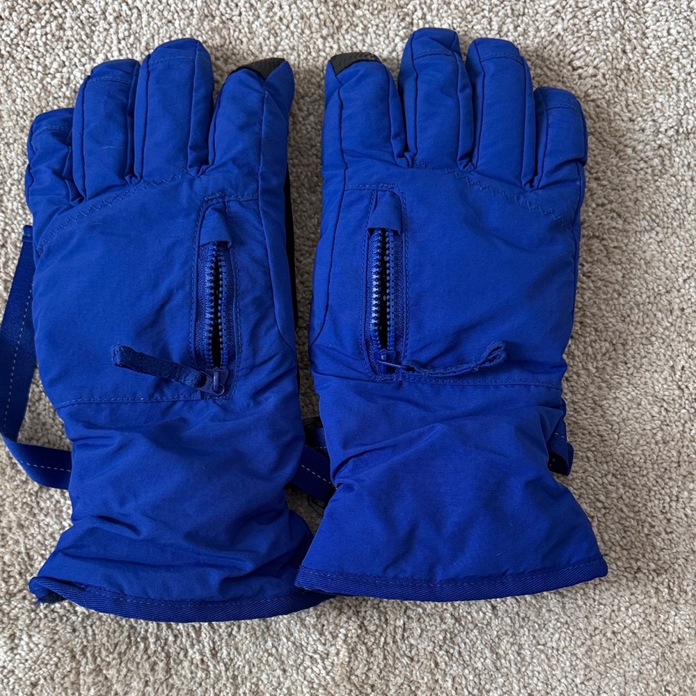 Lands' End Kids' Blue Gloves